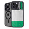 Nigeria Flag Distressed iPhone 14 Pro Kickstand Case